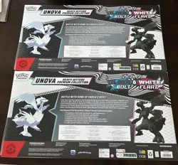 Pokemon Unova Heavy Hitters Premium Collection Costco Black Bolt White Flare 2x - Image 2