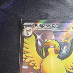 Pokemon TCG Pidgeot EX 221/091 Paldean Fates NM/Mint Condition - Image 2