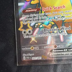 Pokemon TCG Pidgeot EX 221/091 Paldean Fates NM/Mint Condition - Image 5