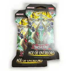 2x Yu-Gi-Oh Age of Overlord Blister Packs, 1st Edition Sealed - Image 1