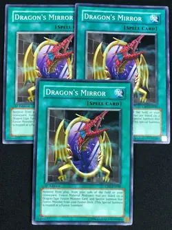 YUGIOH DRAGON'S MIRROR CRV-EN040 1ST COMMON X3 (NM) - Image 1