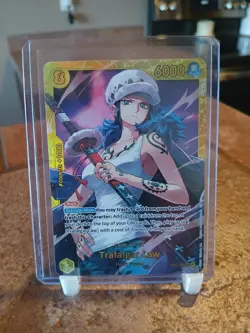 One Piece TCG Trafalgar Law SEC EB-03 Heroine Edition Secret Rare English - Image 1