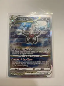 Pokemon Darkrai VSTAR TCG Card Crown Zenith Galarian Gallery GG50/GG70 - Image 1