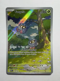 Pokemon TCG Tangela Illustration Rare Card 178/165 Scarlet & Violet 151 Series - Image 1