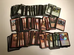 MTG The Magic Gathering Large Bulk Card Lot 265+ Wizards Coast Commons Rares Set - Image 2