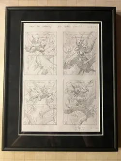 MTG Original Art Chatterfang, Squirrel General Rough Sketches by Milivoj Ceran - Image 1