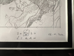 MTG Original Art Chatterfang, Squirrel General Rough Sketches by Milivoj Ceran - Image 3