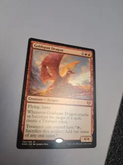 MTG: Kaldheim: Goldspan Dragon (LP) - Image 1