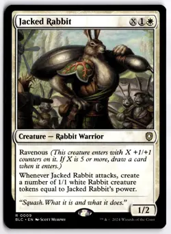 Jacked Rabbit NM BLC Commander: Bloomburrow MTG - Image 1