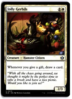 Jolly Gerbils NM BLB Bloomburrow MTG - Image 1