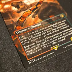 MTG Ravenous Tyrannosaurus (Borderless) REX Jurassic Park NM **NO RESERVE** - Image 2