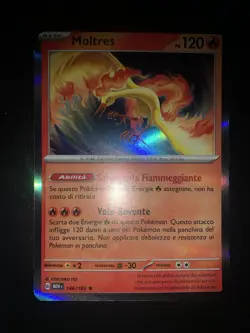 Carta Pokemon Moltres 146/165 Holo 151 Ita Italiano Near Mint - Image 1