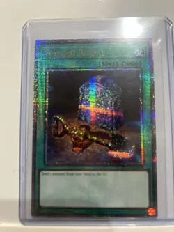 Foolish Burial Quarter Century Secret Rare Card RA02-EN049 1st Edition - Image 1