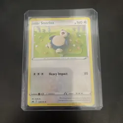 Pokemon Cards Snorlax 109/159 Crown Zenith Non Holo Rare Mint Condition Card - Image 1