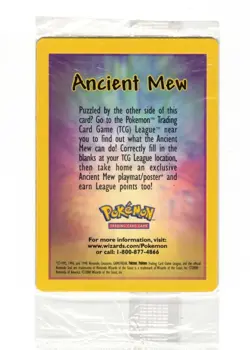 Pokemon Movie WOTC Card Ancient Mew Sealed Promo 1999-2000 Wizards - Image 2