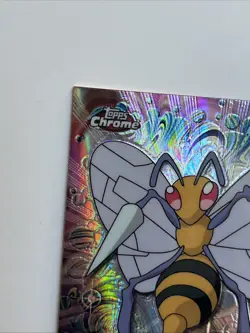 Beedrill #15 2000 Topps Chrome Series 1 Spectra Chrome Pokemon Card Mint - Image 4