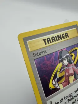 Pokemon TCG Gym Challenge Sabrina Trainer Holo Unlimited Rare Card 20/132 NM - Image 3
