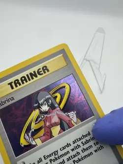 Pokemon TCG Gym Challenge Sabrina Trainer Holo Unlimited Rare Card 20/132 NM - Image 4