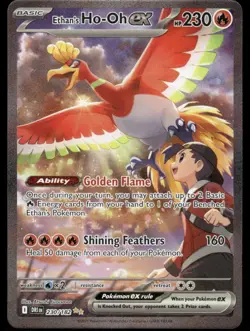 Pokemon Cards Ethan's Ho-Oh ex 230/182 Destined Rivals - Image 1