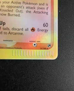 Arcanine | 15/100 | Ex Sandstorm | Reverse Holo | Pokemon Card | LP - Image 3