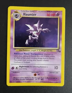 Haunter | 6/62 | Fossil | Holo | Pokemon Card | NM - Image 1