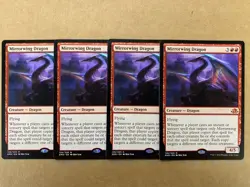 MTG 4x Mirrorwing Dragon # 136 Eldritch Moon Magic the Gathering x4 NM - Image 1