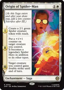 MtG Origin of Spider-Man R 0009 Marvel's Spider-Man Regular Rare - Image 1
