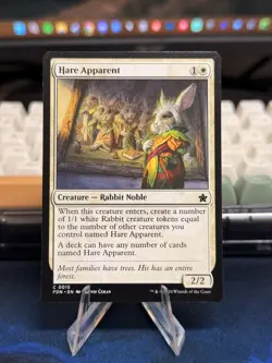 Magic: The Gathering Hare Apparent Creature Foundations White Common Card 15 - Image 1