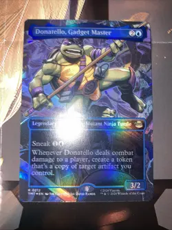 Donatello, Gadget Master (Borderless) Teenage Mutant Ninja Turtles Foil X2 - Image 2