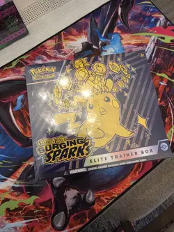 Pokemon TCG: Surging Sparks Factory Sealed Elite Trainer Box - Image 1