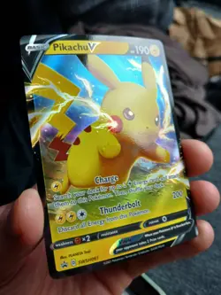 Pokemon TCG Pikachu V SWSH061 Sword & Shield Black Star Promo NM - Image 3