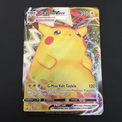 Pokemon Pikachu VMAX Gigantamax G44/185 Vivid Voltage TCG MINT Pack Fresh Rare - Image 1