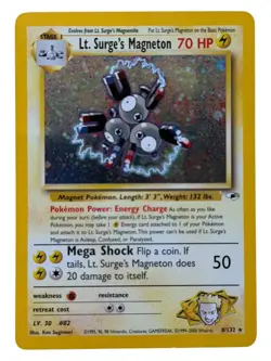 Lt. Surge's Magneton - 8/132 Gym Heros 2000 WOTC - Holo - Pokemon TCG - Image 1