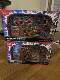 1x Pokemon Mega Lucario Action Figure Mega Lucario Collection TCG - Image 1