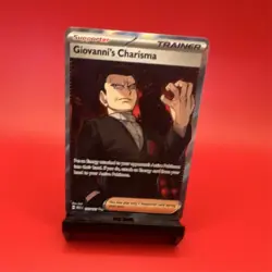 Giovanni's Charisma 197/165 Sv: Scarlet & Violet 151 Ultra Rare Holo Pokemon - Image 1