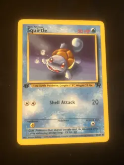 Pokemon TCG 1st Edition Team Rocket Squirtle - Image 1