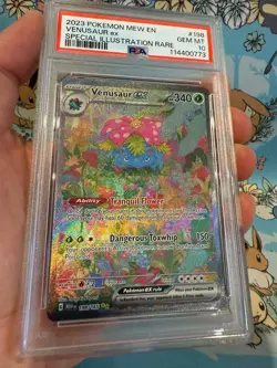 2023 Pokemon MEW 151 Venusaur ex Special Illustration Rare PSA 10 198/165 - Image 5