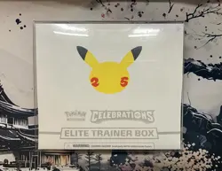 Pokemon Celebrations 25th Anniversary Elite Trainer Box ETB New *Minor Tear* - Image 1