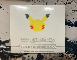 Pokemon Celebrations 25th Anniversary Elite Trainer Box ETB New *Minor Tear* - Image 2