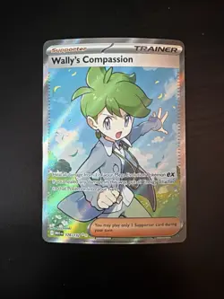 Wally's Compassion Ultra Rare Full Art 176/132 Pokemon Mega Evolution English NM - Image 1