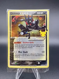 Pokemon Greninja Gold Star Promo Holo SWSH144 Celebrations Sealed - Image 1