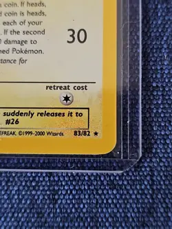 Pokemon Dark Raichu Secret Rare 83/82 Holo Team Rocket Great Condition - Image 2