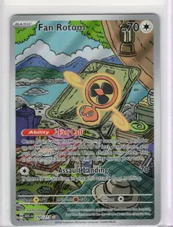 Fan Rotom 250/217 IR Ascended Heroes Evolution NM English Pokemon TCG - Image 1