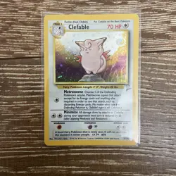 Pokemon TCG Clefable Jungle 1/64 Holo Unlimited Holo Rare - Image 1