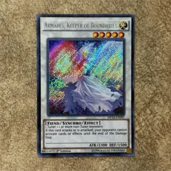 Yu-Gi-Oh! Armades Keeper of Boundaries - 1st Edition - Secret Rare - MP14-EN095 - Image 1