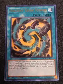 1X VLP Ancient Gear Fusion - MGED-EN147 - Rare 1st Edition - Image 1