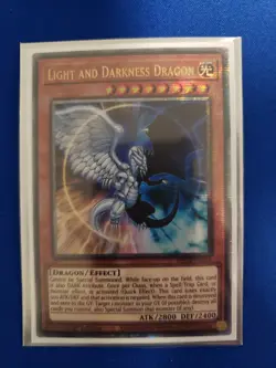 Yugioh Light and Darkness Dragon Quarter Century Secret Rare MP24-EN024 NM Euro - Image 1