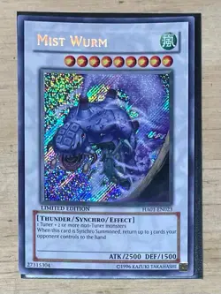 Yugioh! LP Mist Wurm - HA01-EN023 - Secret Rare - Limited Edition Lightly Played - Image 1