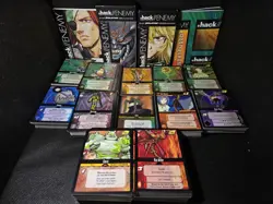 Dot Hack .Hack Enemy Trading Cards Large Lot Halo Foil Bandai TCG - Image 1