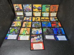 Dot Hack .Hack Enemy Trading Cards Large Lot Halo Foil Bandai TCG - Image 2